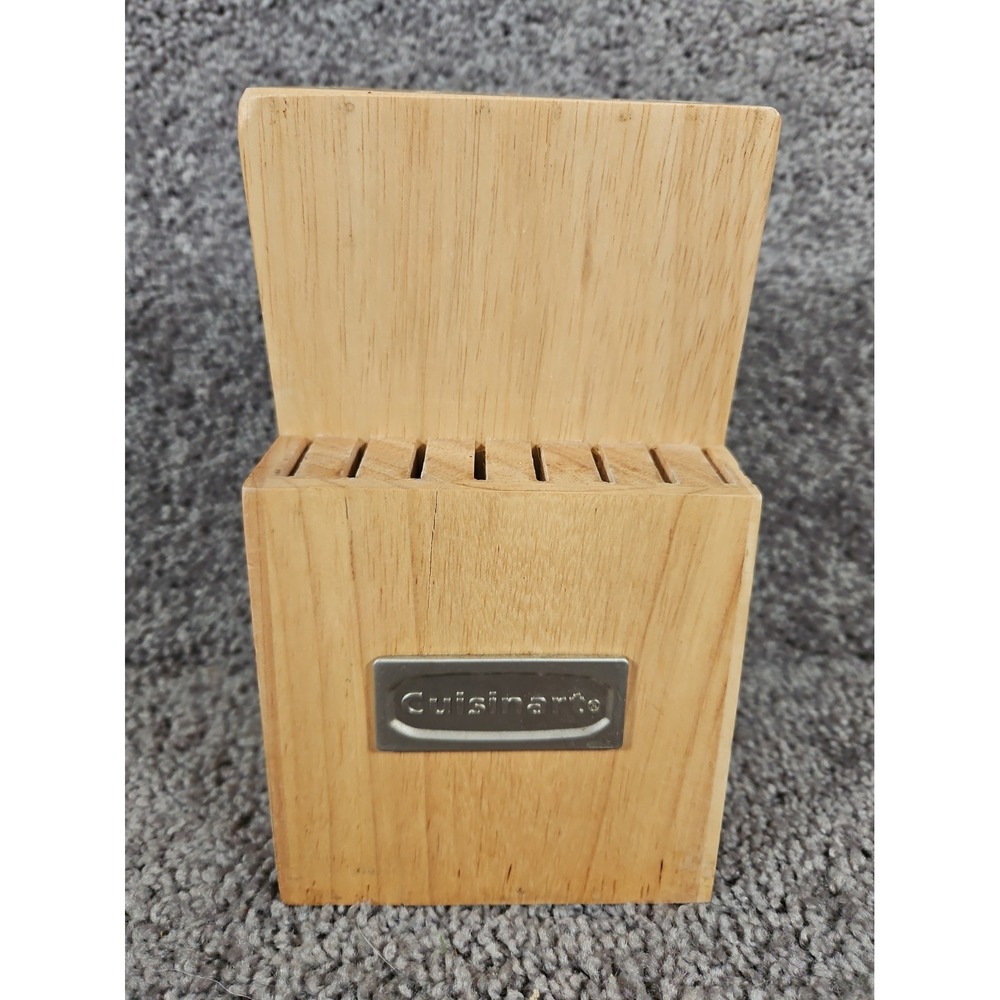 14 Slot Wooden Cuisinart Knife Holder